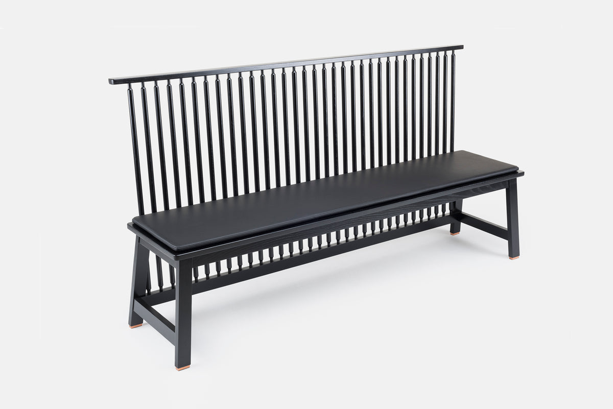 BENCH WITH BACK – De La Espada