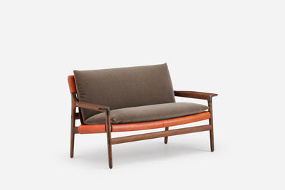 DANISH OILED WALNUT & DARK TAN LEATHER & BYRAM 361 (MODEL: MZ)