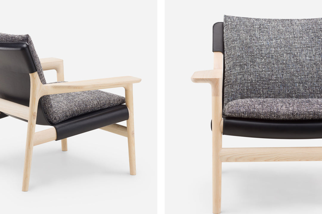 WHITE OILED ASH & BLACK LEATHER & SONAR 173