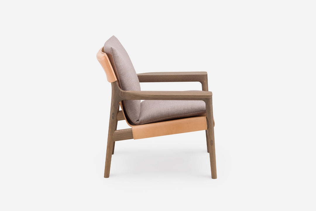 OXIDISED OAK & NATURAL LEATHER & BASE 004