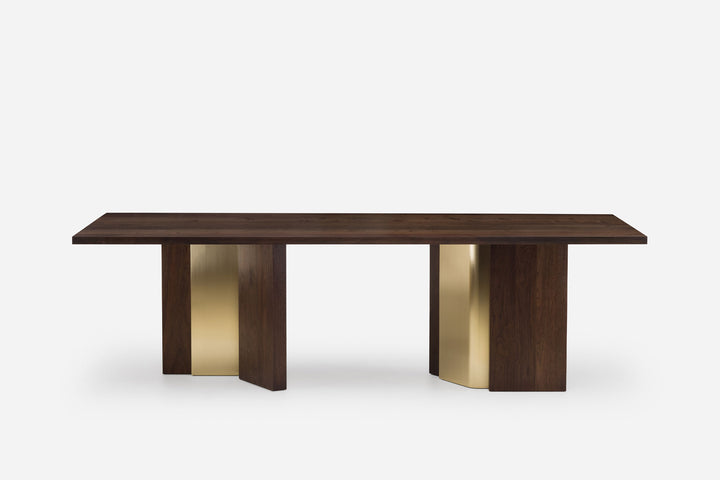 BLACK OILED WALNUT & BRUSHED BRASS