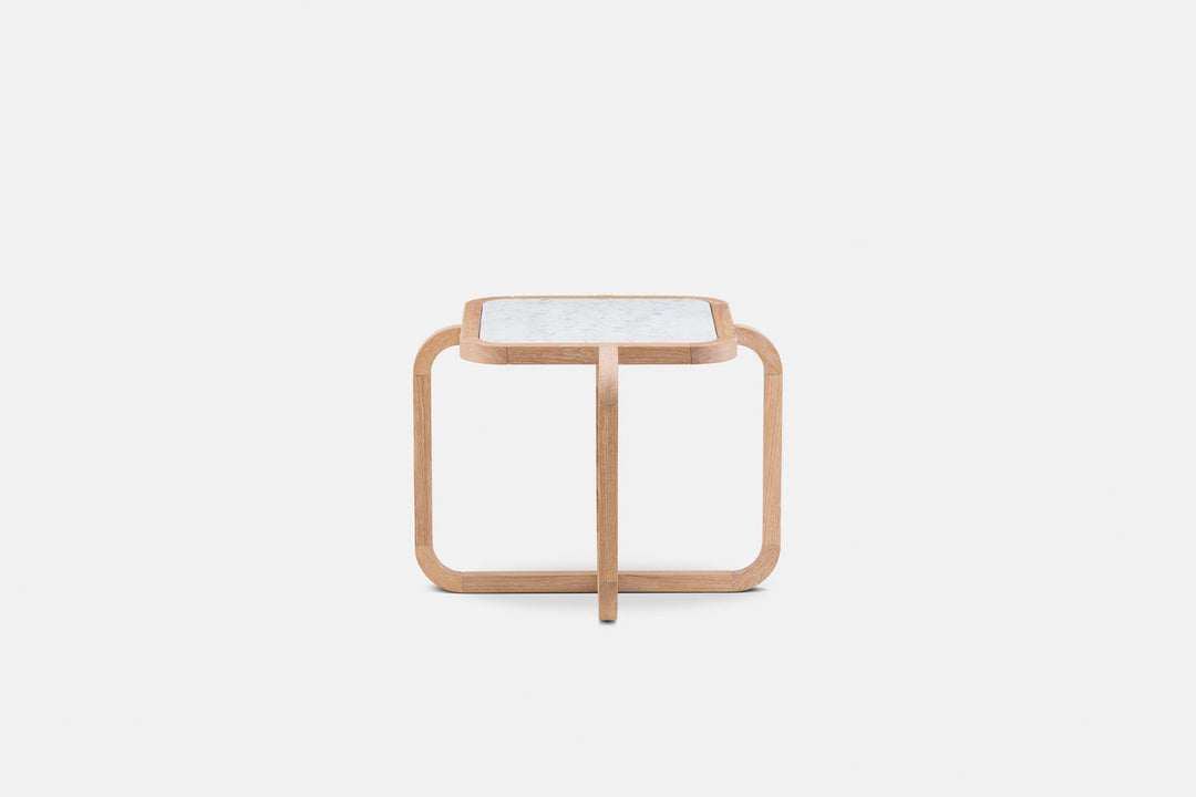 ALPHA SIDE TABLE WITH STONE TOP – De La Espada