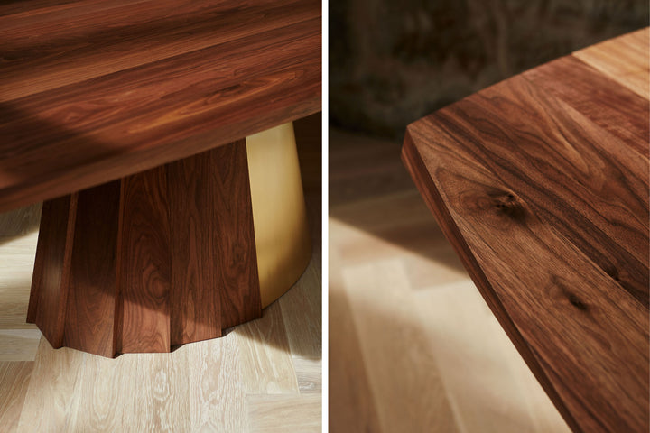 DANISH OILED WALNUT & BRASS