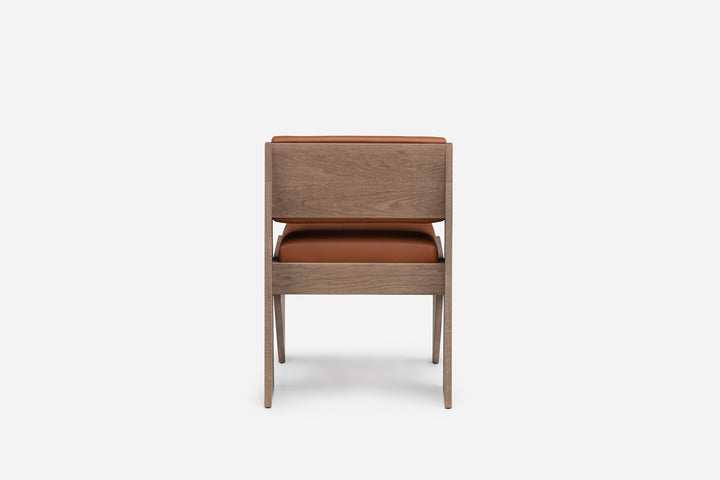 OXIDISED OAK & BROWN NATURAL GRAIN LEATHER