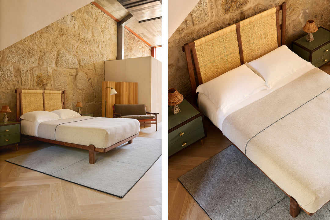 DANISH OILED WALNUT & JUNCO (+ CLASSON BEDSIDE CHEST)