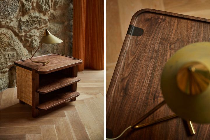 TWENTY-FIVE BEDSIDE TABLE