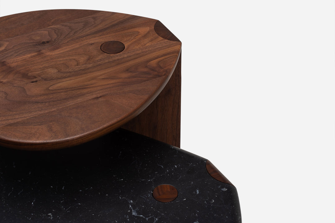 DANISH OILED WALNUT (MODEL: 689 + 686LM TWENTY-FIVE COFFEE TABLE)