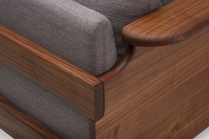 DANISH OILED WALNUT & BASE 007 (MODEL: L)