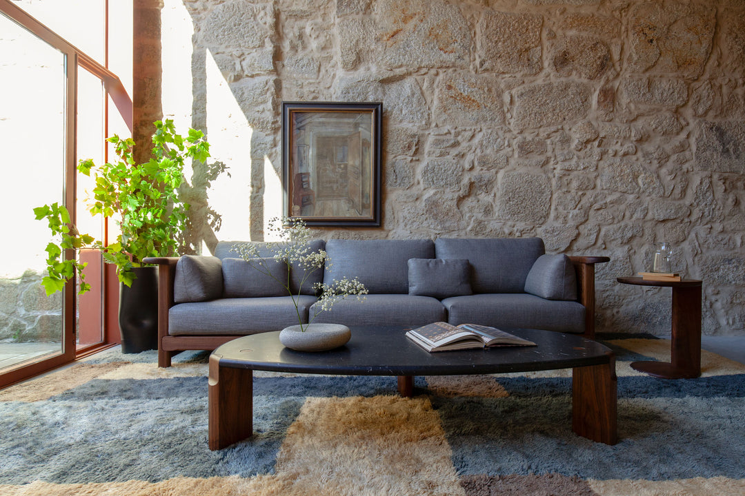 TWENTY-FIVE COFFEE TABLE WITH MARBLE TOP