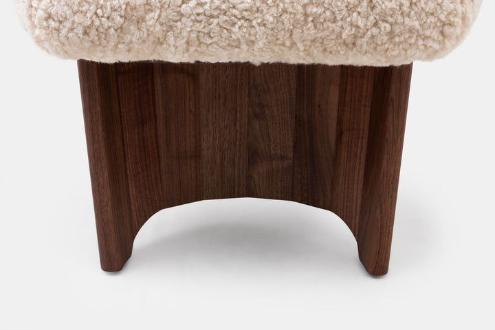 DANISH OILED WALNUT & MOHAWI SHEEPSKIN