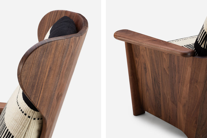 DANISH OILED WALNUT & MANTA LIDO PRETO / CRU