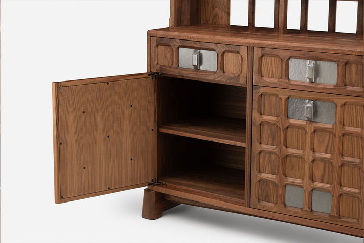 DANISH OILED WALNUT & GREY CERAMIC (MODEL: MF)