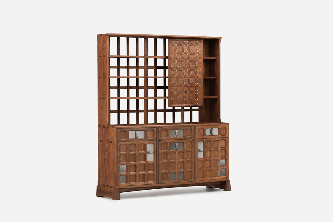 DANISH OILED WALNUT & GREY CERAMIC (MODEL: MF)