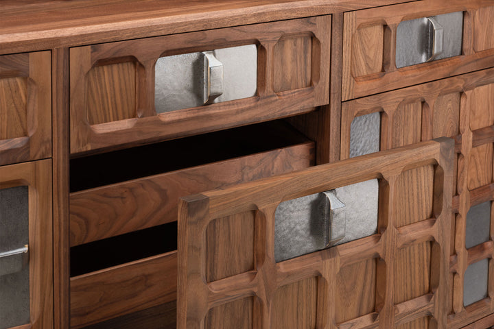 DANISH OILED WALNUT & GREY CERAMIC (MODEL: MF)