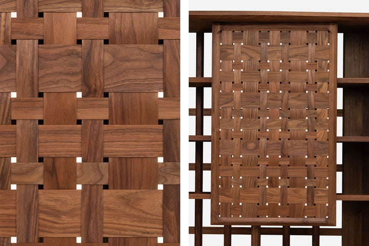 DANISH OILED WALNUT & GREY CERAMIC (MODEL: MF)