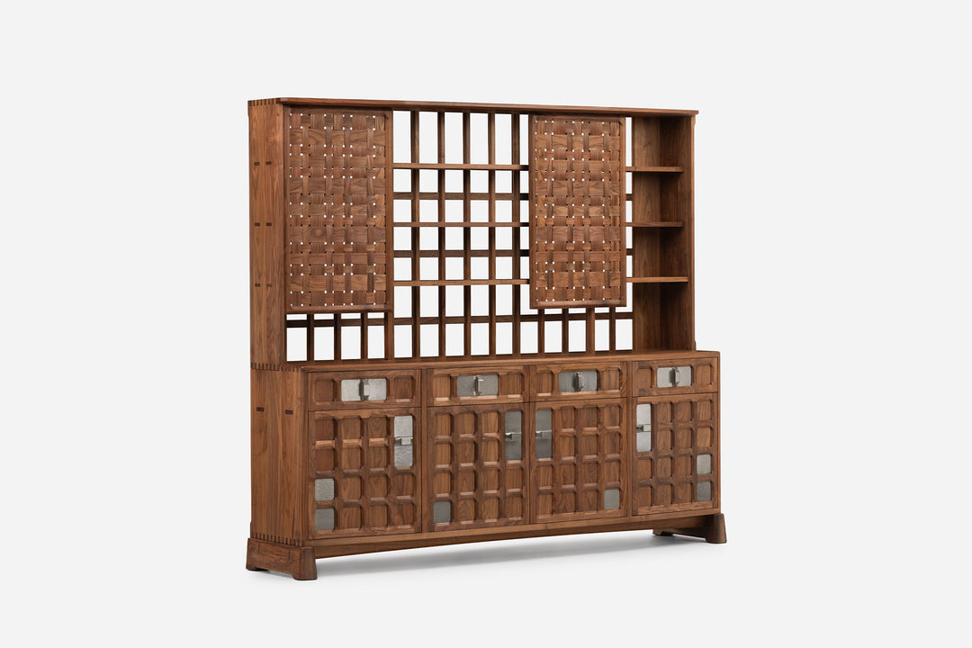 Arts and crafts china cabinet hotsell
