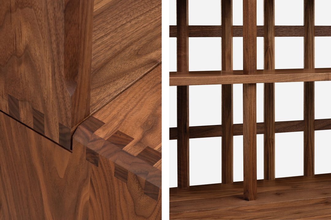 DANISH OILED WALNUT & GREY CERAMIC (MODEL: LF)