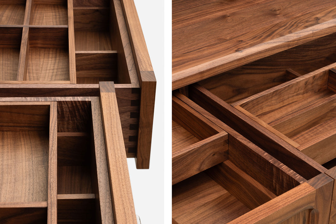 DANISH OILED WALNUT & GREY CERAMIC (MODEL: LSF)