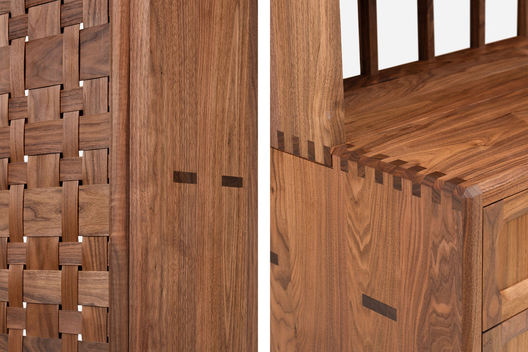 DANISH OILED WALNUT & GREY CERAMIC (MODEL: SF)
