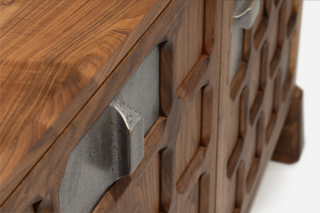 DANISH OILED WALNUT & GREY CERAMIC (MODEL: SMJ)