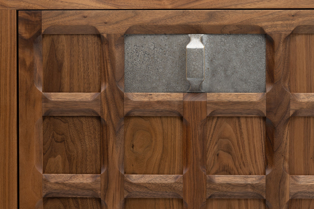 DANISH OILED WALNUT & GREY CERAMIC (MODEL: SMJ)
