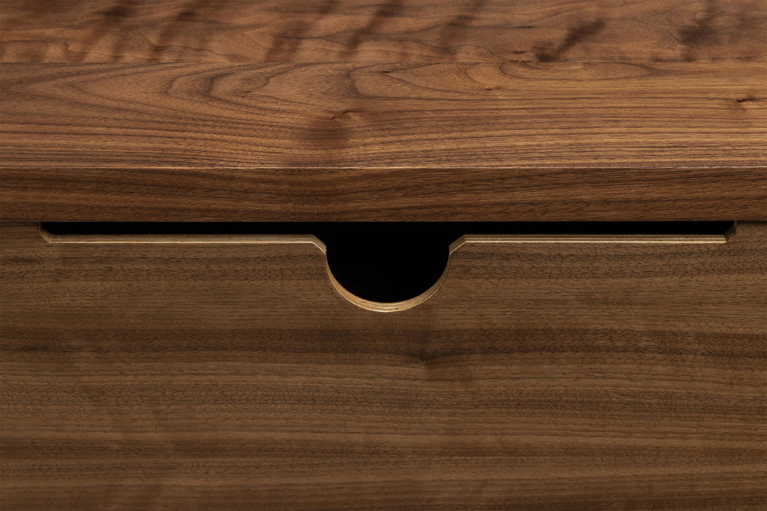 DANISH OILED WALNUT & GREY CERAMIC (MODEL: SMJ)