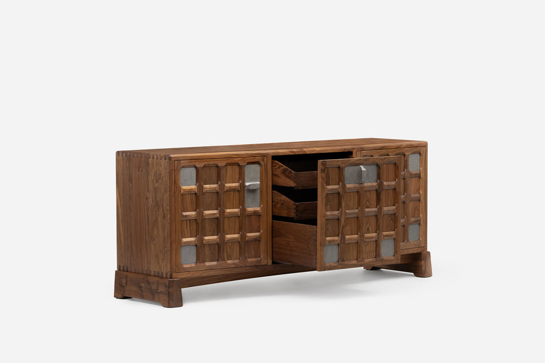 DANISH OILED WALNUT & GREY CERAMIC (MODEL: SMJ)