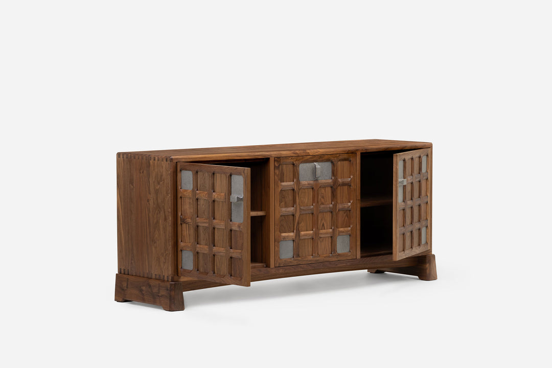 DANISH OILED WALNUT & GREY CERAMIC (MODEL: SMJ)