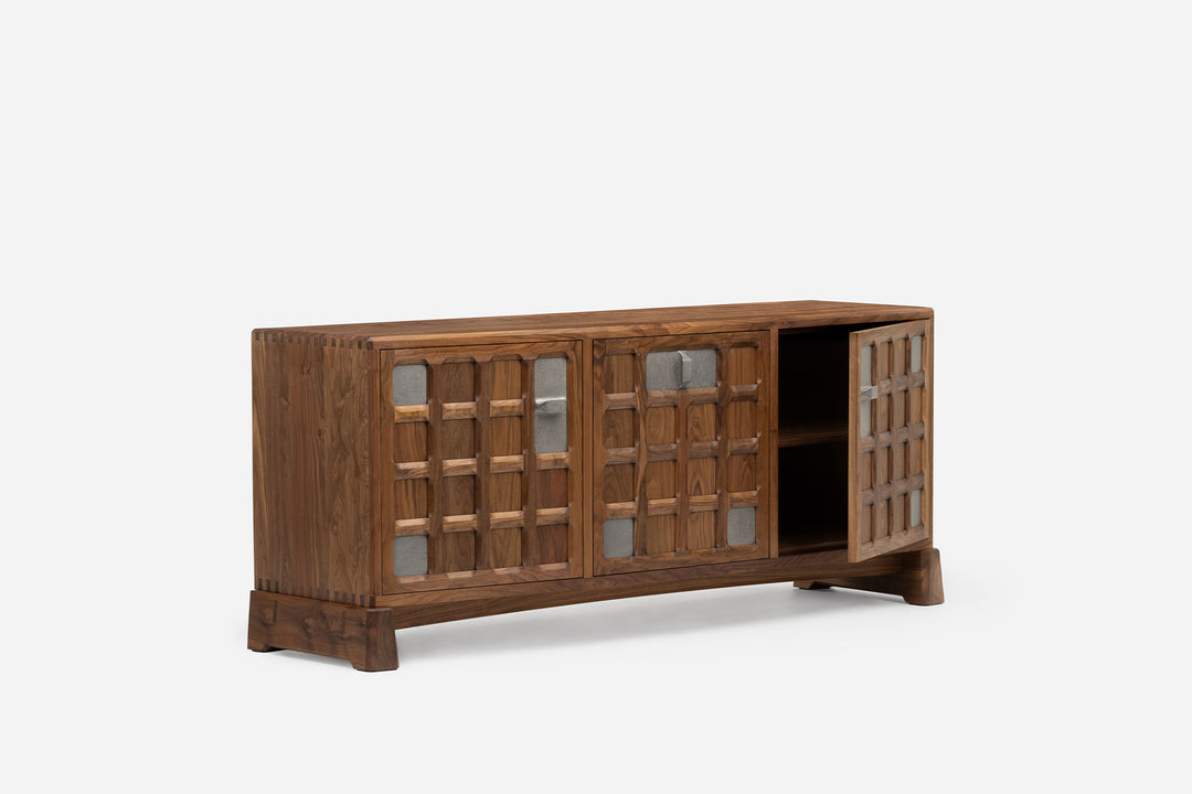 DANISH OILED WALNUT & GREY CERAMIC (MODEL: SMJ)
