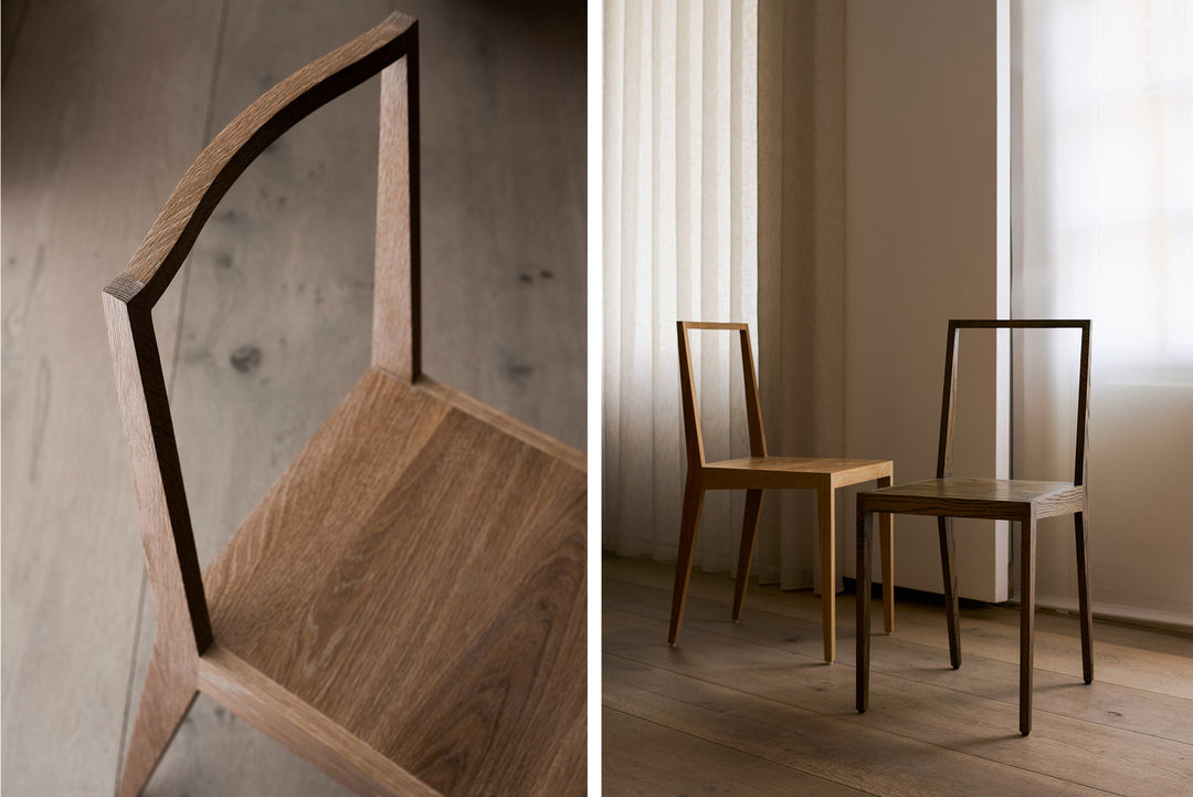 WHITE OILED OAK + BLACK OILED OAK