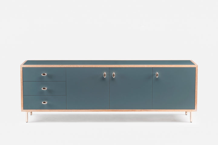 WHITE OILED OAK & BAY GLOSS HDF