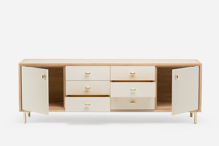 WHITE OILED OAK & BONE SATIN MATTE HDF