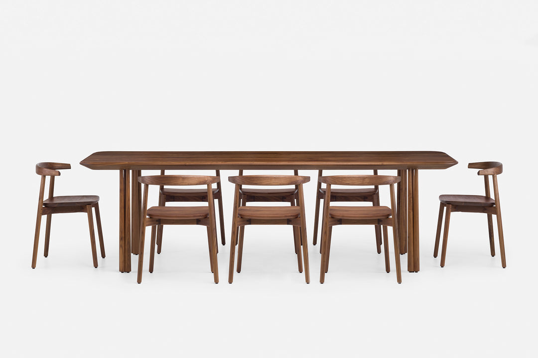 DANISH OILED WALNUT (MODEL: L + ANDO CHAIR)