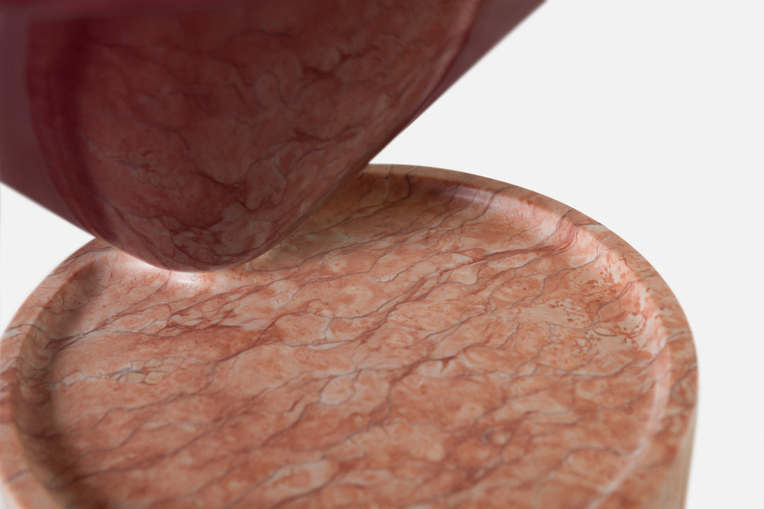 ROSA NEGRAIS MARBLE & BORDEAUX GLOSS HDF