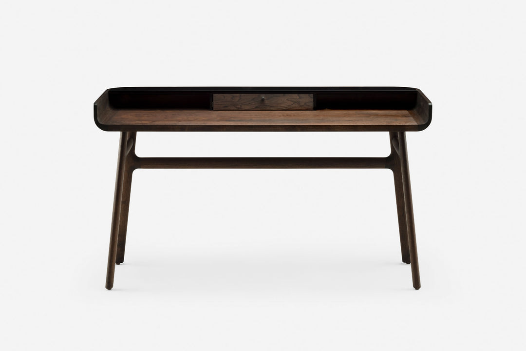 BLACK OILED WALNUT & BLACK GLOSS HDF