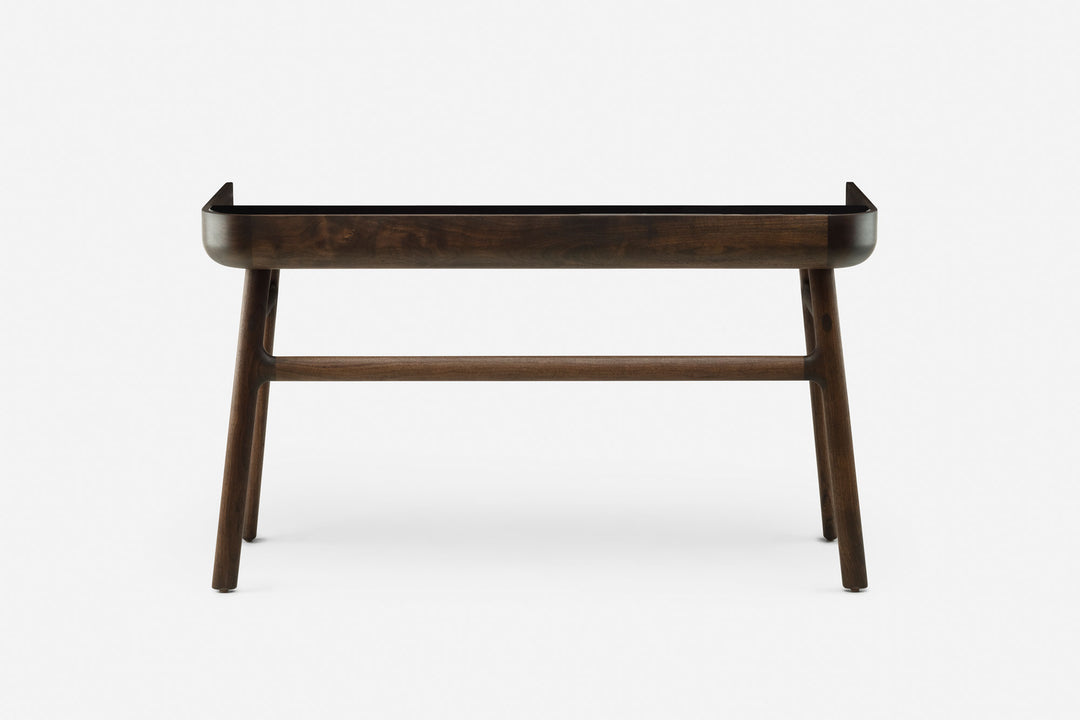 BLACK OILED WALNUT & BLACK GLOSS HDF