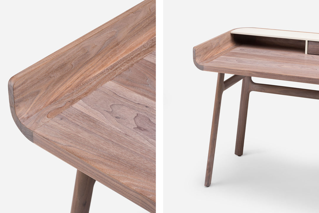 WHITE OILED WALNUT & BONE SATIN MATTE HDF