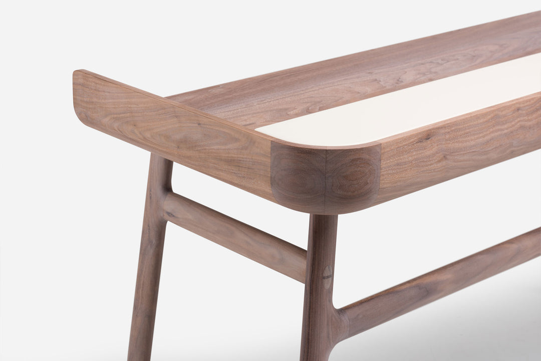 WHITE OILED WALNUT & BONE SATIN MATTE HDF