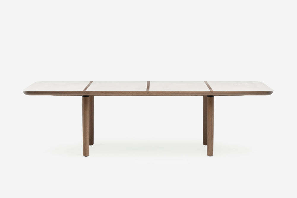 OXIDISED OAK & ATAIJA CREME LIMESTONE