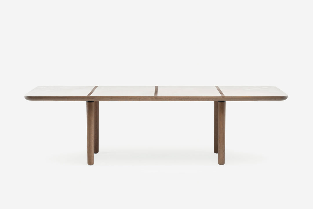 OXIDISED OAK & ATAIJA CREME LIMESTONE