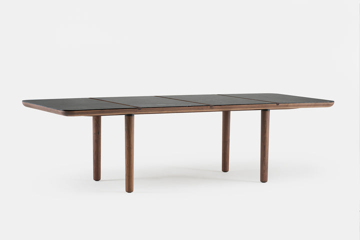 DANISH OILED WALNUT & BLACK MARQUINA MARBLE