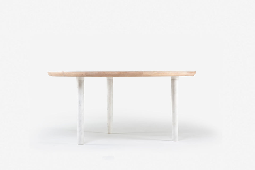 WHITE OILED OAK & CARRARA MARBLE