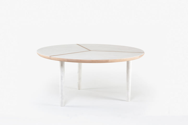 WHITE OILED OAK & CARRARA MARBLE