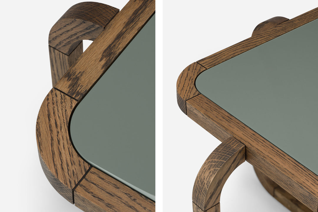 BLACK OILED OAK & COVE GLOSS HDF (MODEL: S)