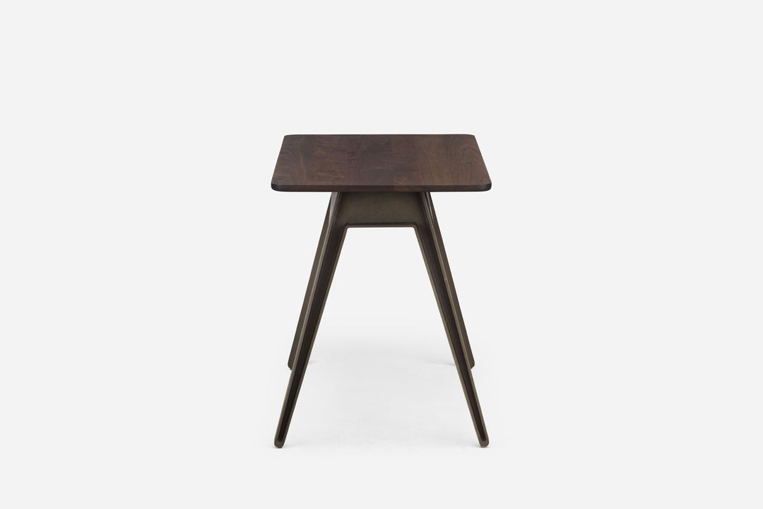 BLACK OILED WALNUT & CAST IRON