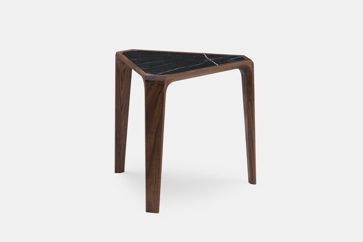 DANISH OILED WALNUT & BLACK MARQUINA MARBLE