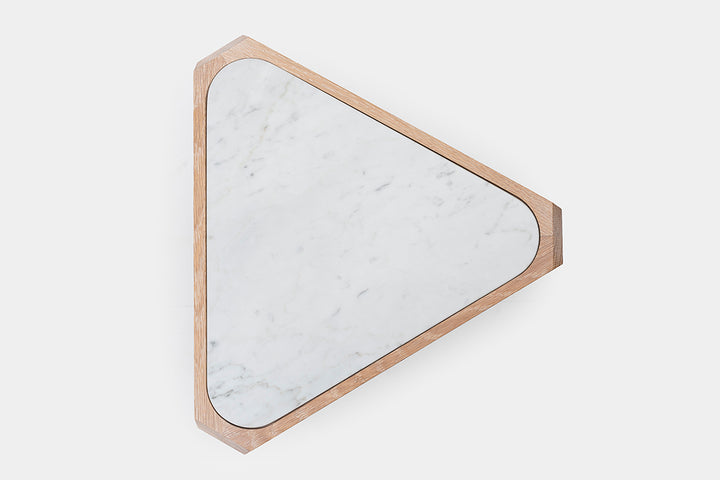 WHITE OILED OAK & CARRARA MARBLE