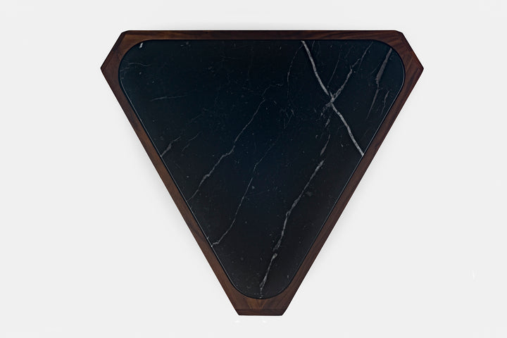DANISH OILED WALNUT & BLACK MARQUINA MARBLE