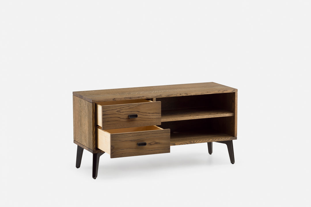 BLACK OILED OAK & CAST IRON (MODEL: 402L)