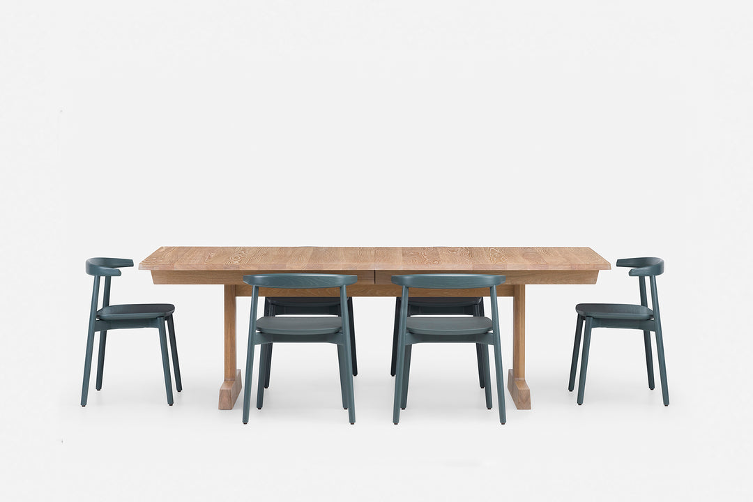 WHITE OILED OAK (NO LEAVES + ANDO CHAIR IN BAY PAINTED ASH)